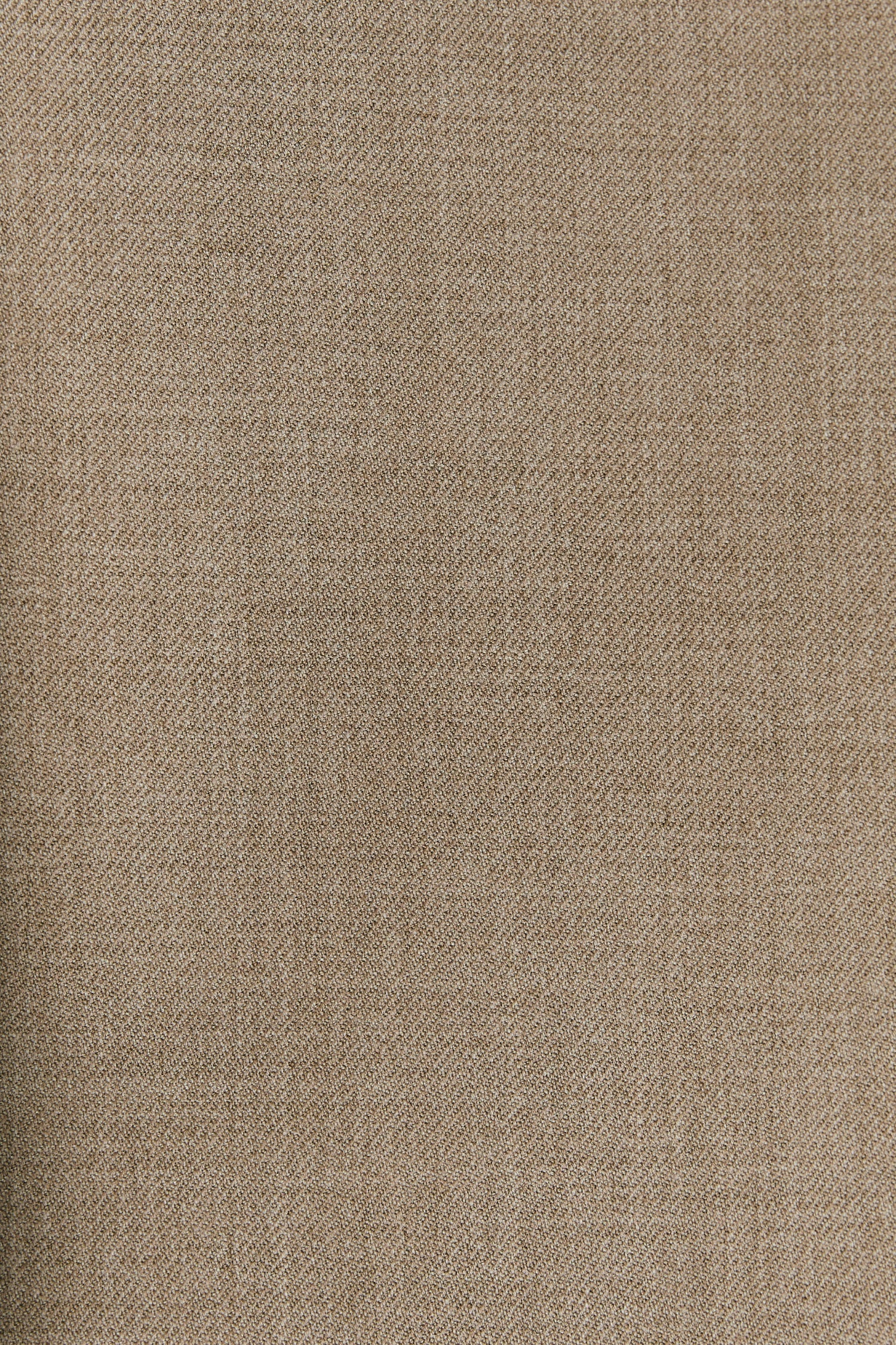 Flat-fronted in beige wool