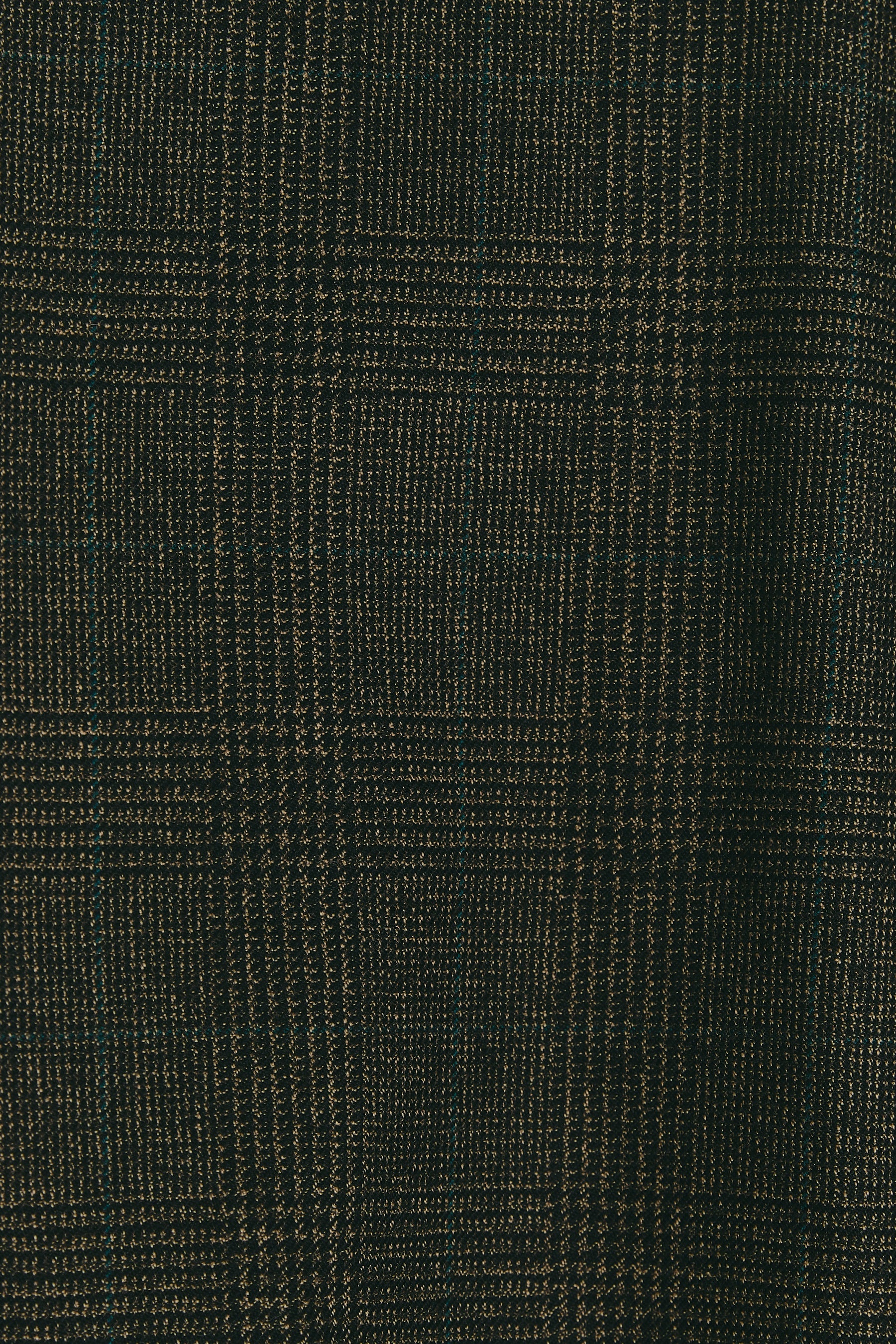 Single-pleated in brown glen check